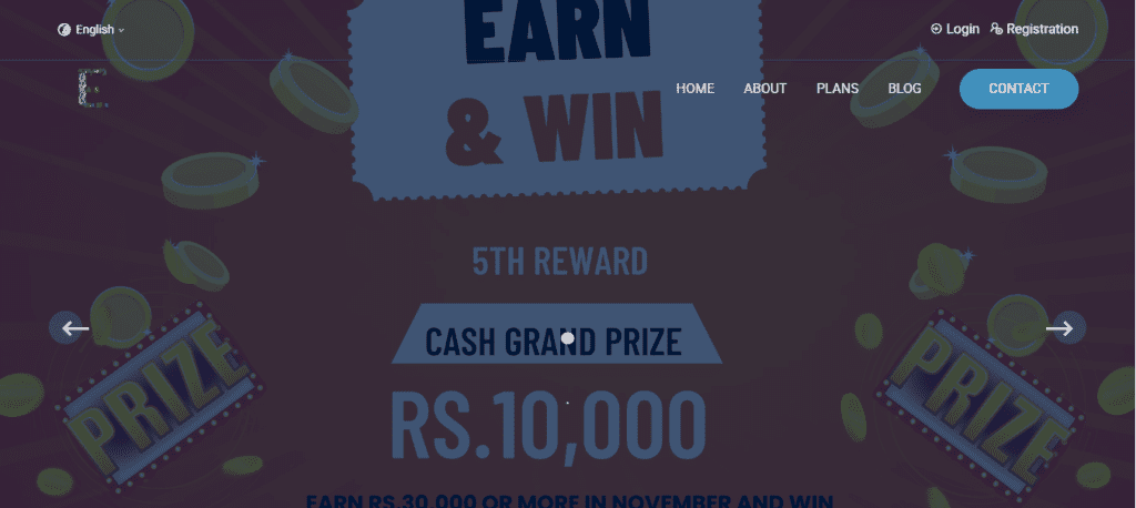 Screenshot of Homepage of Official Website of Eads.pk
